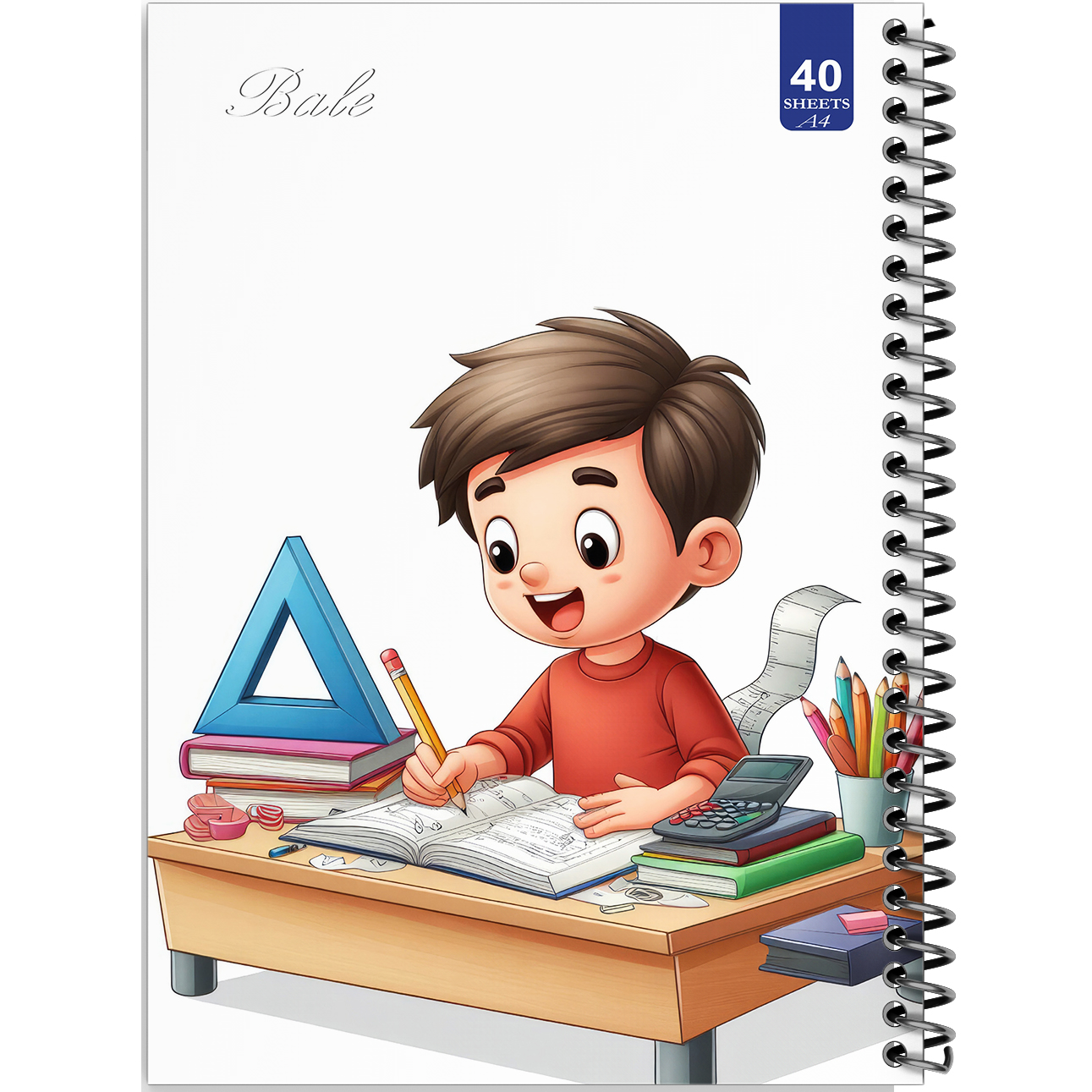 دفتر نقاشی 40 برگ انتشارات بله طرح پسرانه کد A4-K683