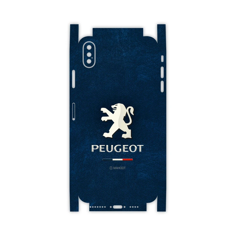 برچسب پوششی ماهوت مدل Peugeot-Logo-FullSkin مناسب برای گوشی موبایل اپل iPhone Xs Max