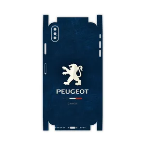 MAHOOT Peugeot-Logo-FullSkin Cover Sticker for Apple iPhone Xs Max