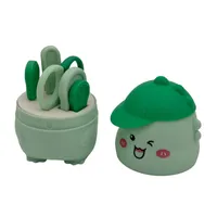 ست ناخن گیر کودک مدل دایناسور کلاهدار مجموعه 4 عددی