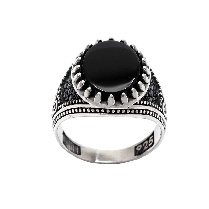 انگشتر نقره مردانه مدل GTA-781 انگشتر نقره مردانه مدل GTA-781