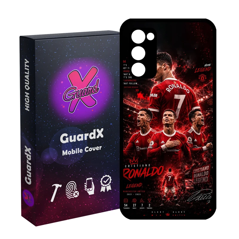 کاور گارد ایکس طرح Ronaldo مدل 11091 مناسب برای گوشی موبایل سامسونگ Galaxy S20 FE