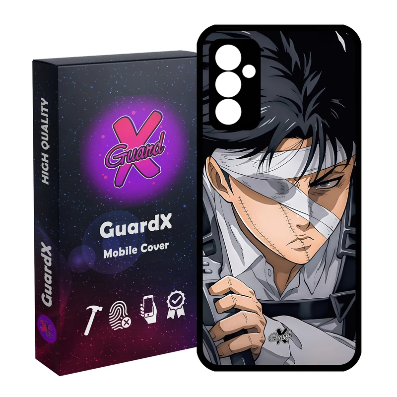 کاور گارد ایکس طرح لیوای انیمه مدل Glass10569 مناسب برای گوشی موبایل سامسونگ Galaxy A15 4G / A15 5G