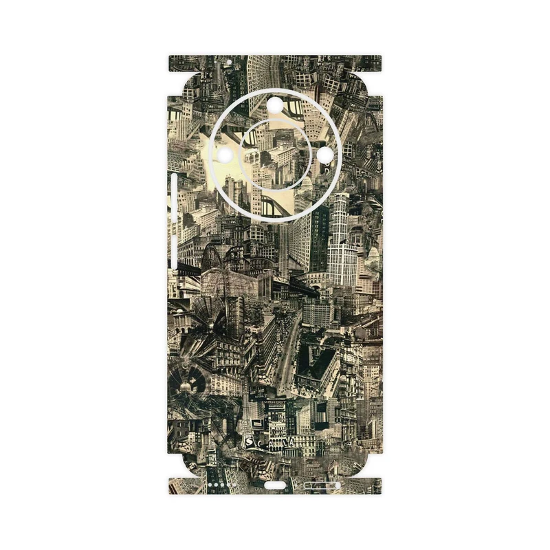 برچسب پوششی ماهوت مدل Collage of Skyscraper-FullSkin مناسب برای گوشی موبایل آنر X9c Smart