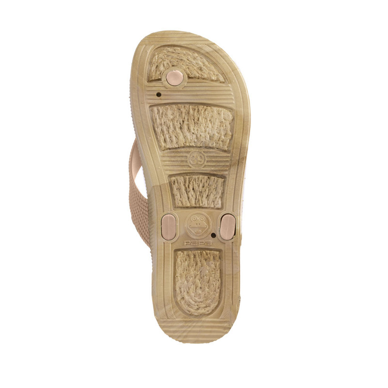 دمپایی لاانگشتی زنانه پاپا مدل ترمه کد 27