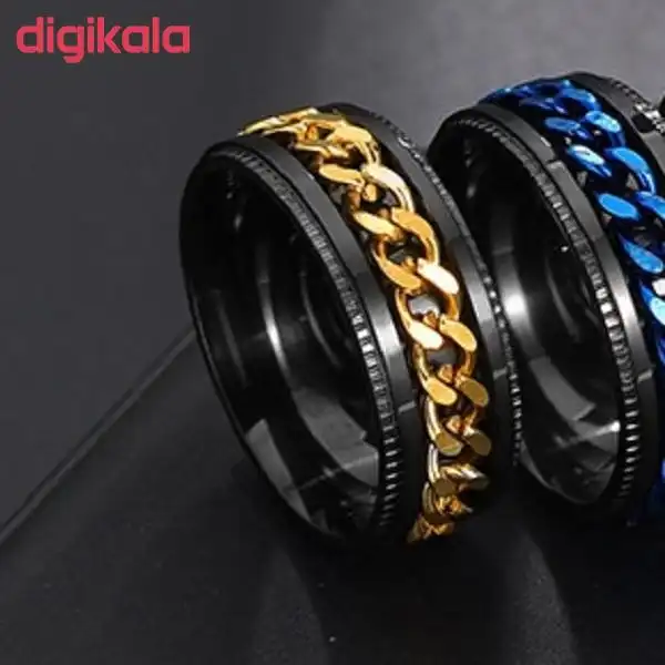 انگشتر مدل زنجیر دار اسپینر کد ABI001R