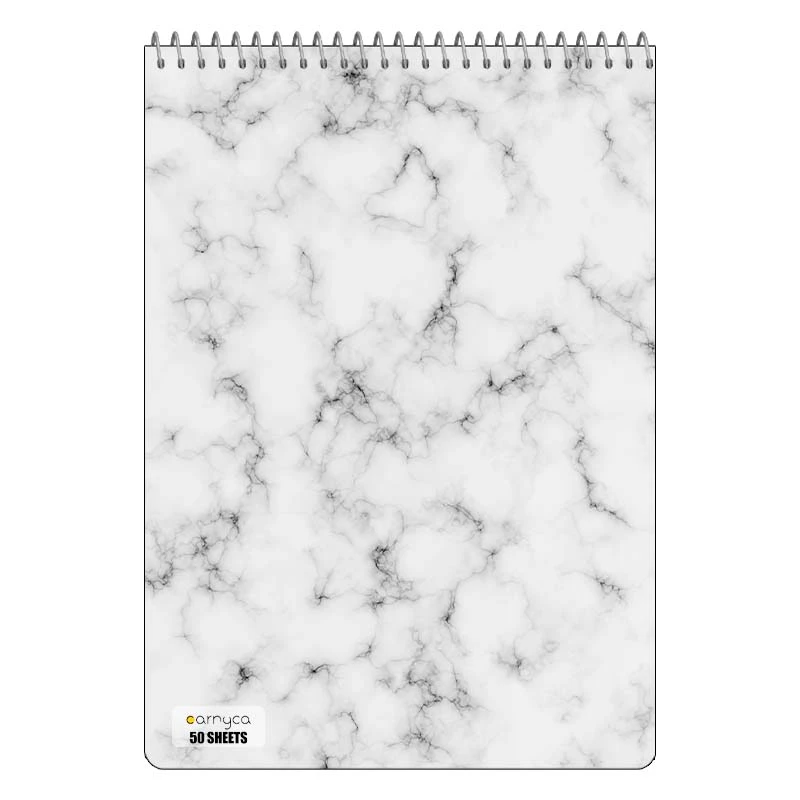 دفتر نقاشی 50 برگ سیمی کارنیکا طرح مرمر Marble کد 37973