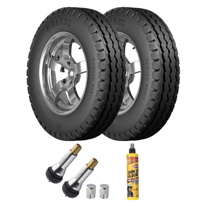 لاستیک خودرو بارز مدل BL611 سایز 195R14 دو حلقه مناسب برای مزدا وانت