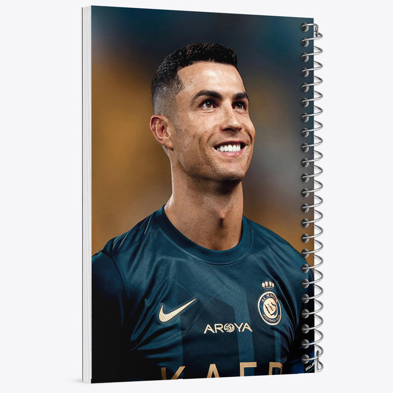 دفتر مشق 100 برگ خندالو طرح کریستیانو رونالدو کد 36397