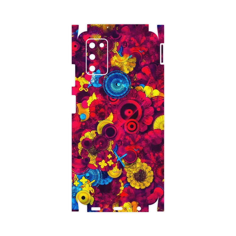 برچسب پوششی ماهوت مدل Vector Flower Garden Digital Art-FullSkin مناسب برای گوشی موبایل سامسونگ Galaxy A03S