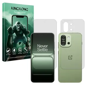 King Kong Tough model transparent screen protector suitable for OnePlus 13s mobile phone along with the back protector