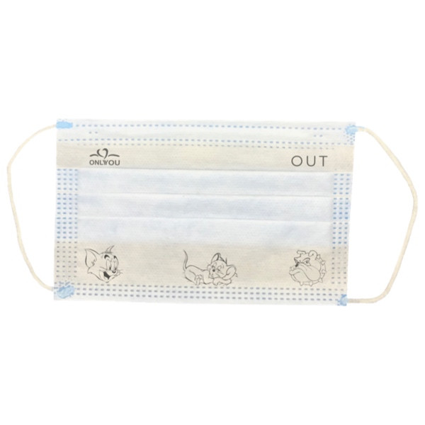 ماسک تنفسی کودک اونلی یو مدل سه لایه TOM 573 بسته 20 عددی ماسک تنفسی کودک اونلی یو مدل سه لایه TOM 573 بسته 20 عددی