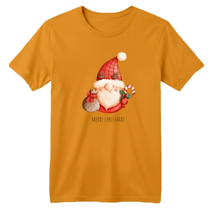 تی شرت آستین کوتاه بچگانه مدل بابانوئل کریسمس کد 47