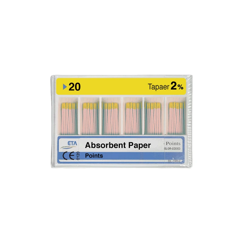 کن کاغذی دندان پزشکی اتا مدل 20 کد 02 بسته 200 عددی
