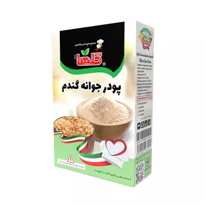 پودر جوانه گندم گلها - 200 گرم بسته  12 عددی