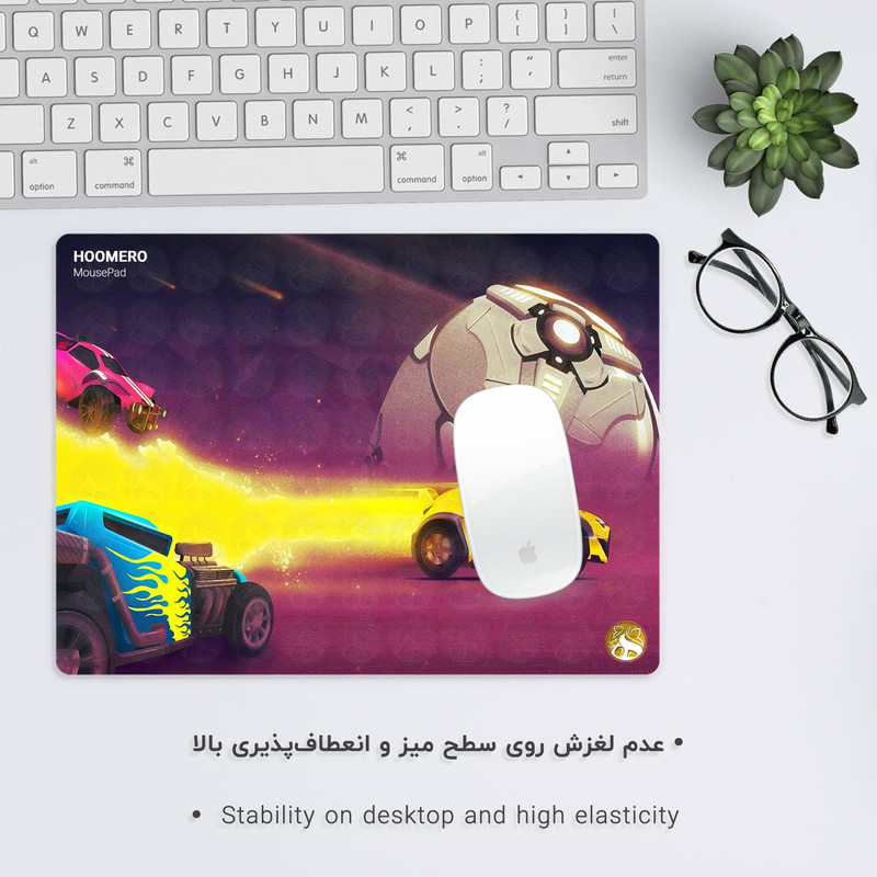 ماوس پد هومرو طرح بازی Rocket League مدل A2276 2