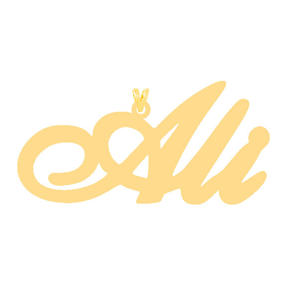 آویز گردنبند طلا 18 عیار زنانه کرابو طرح علی مدل Kr30521 آویز گردنبند طلا 18 عیار زنانه کرابو طرح علی مدل Kr30521