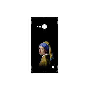 MAHOOT Girl with a Pearl Earring of Vermeer Cover Sticker for Nokia Lumia 730