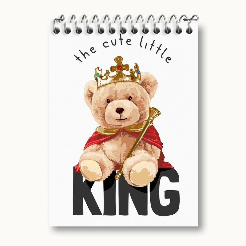 دفتر یادداشت 50 برگ خندالو مدل تدی Teddy کد 26157