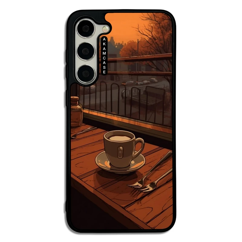 کاور آکام مدل AMC-WSGS23P-COFFEE-11 مناسب برای گوشی موبایل سامسونگ Galaxy S23 Plus
