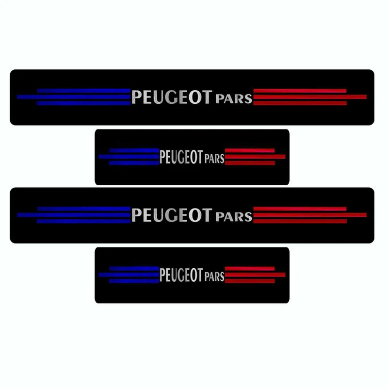 برچسب بدنه خودرو طرح پارکاب فرانسه مدل CHAP YA59 A181 مناسب برای پژو پارس بسته 4 عددی 