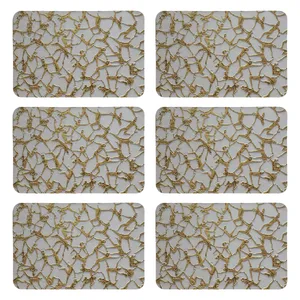 زیربشقابی طرح کلاسیک کد 8815 بسته 6 عددی 