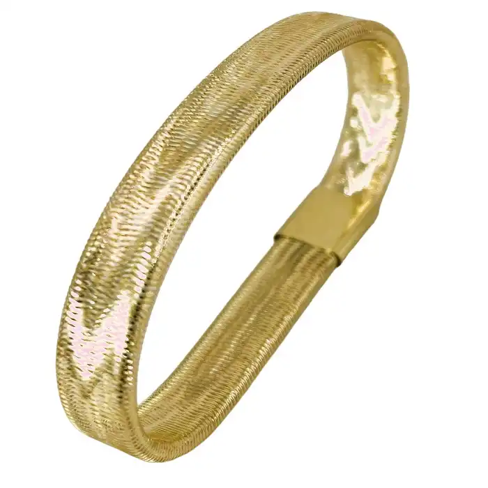 دستبند طلا 18 عیار دخترانه مدل کشی