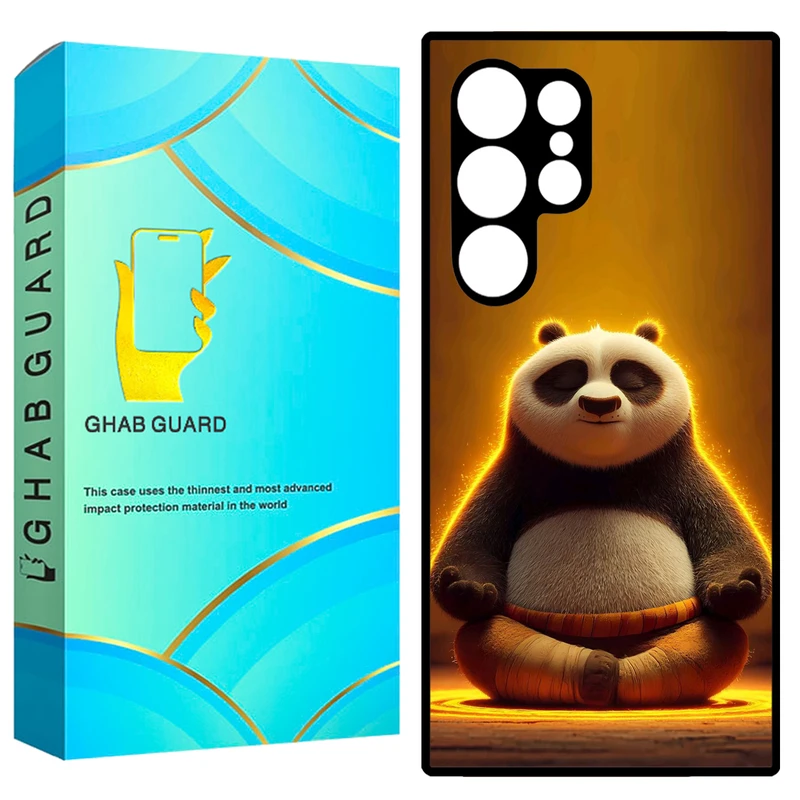 کاور قاب گارد طرح پاندا کنگفوکار مدل GCHPS23U مناسب برای گوشی موبایل سامسونگ Galaxy S23 Ultra 5G