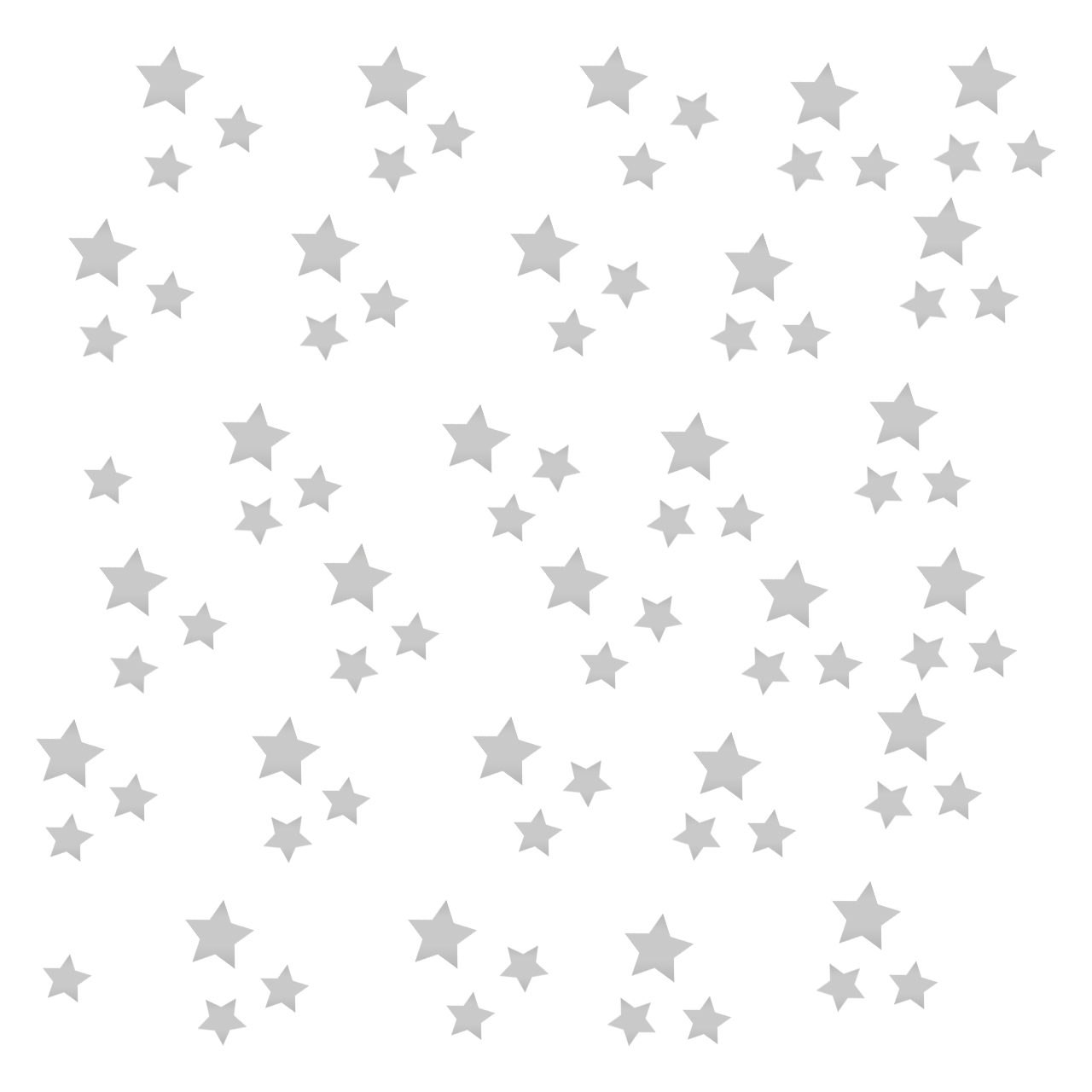 استیکر چوبی طرح ستاره های نقره ای مجموعه 170 عددی 