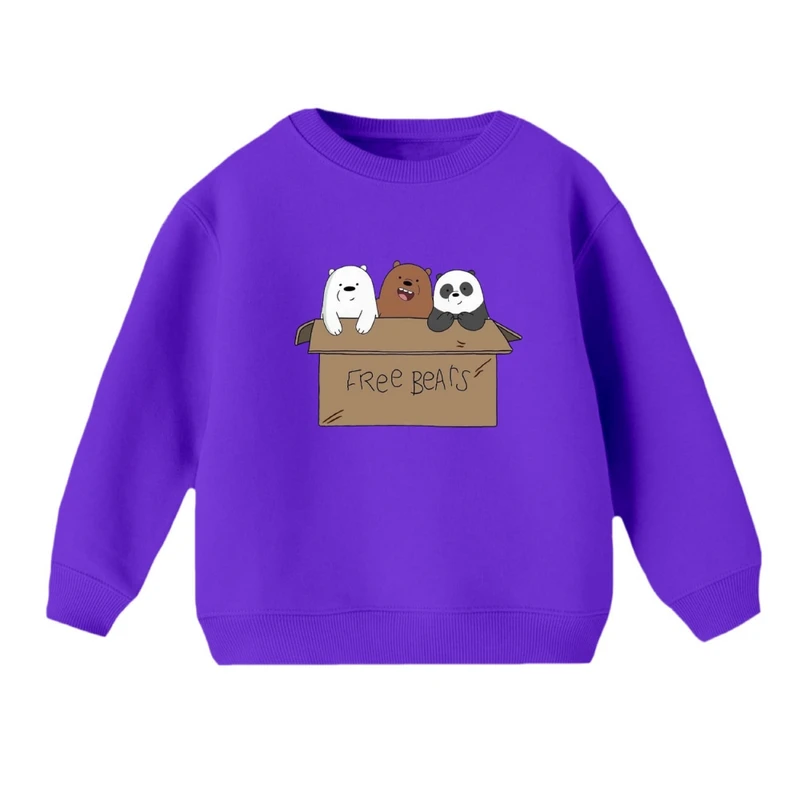 سویشرت بچگانه مدل سه خرس و جعبه 