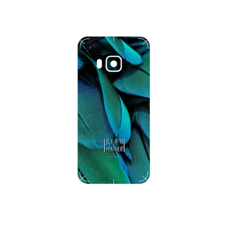 برچسب پوششی ماهوت مدل Green Feather مناسب برای گوشی موبایل اچ تی سی One S9