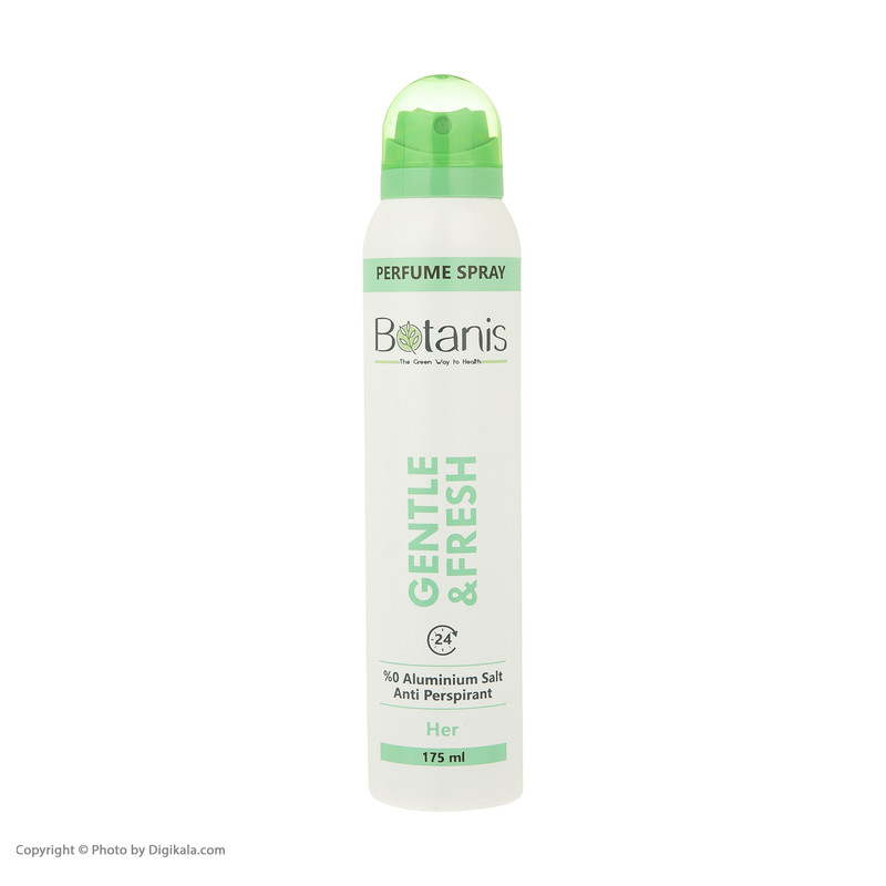 اسپری بدن زنانه بوتانیس مدل Gentle &fresh حجم 175 میلی لیتر