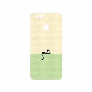 MAHOOT Minimal Internet Cat Icon Cover Sticker for Huawei Nova 2 Plus
