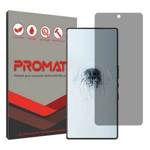 Promate Resistant model privacy screen protector suitable for ZTE nubia RedMagic 10 Pro mobile phone
