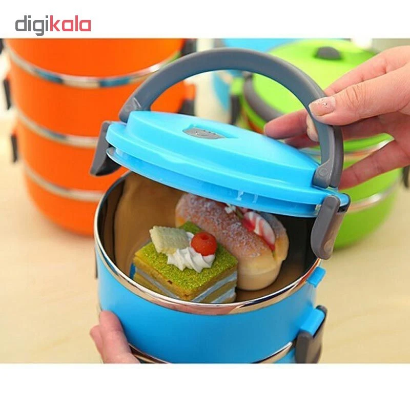 عکس شماره 9 : ظرف غذا مدل لانچ باکس کد 1002277