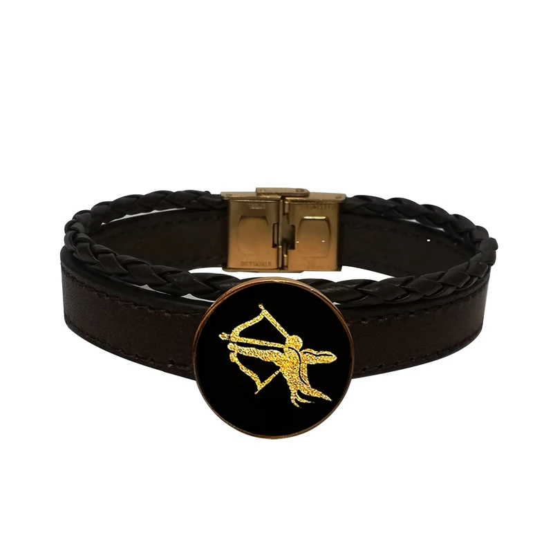 دستبند  زنانه و مردانه مارک گلد مدل ماه تولد آذر