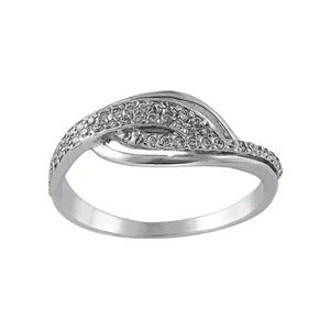 انگشتر نقره زنانه جواهری سون مدل 213