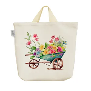 ساک خرید خندالو مدل گل Flower کد H183