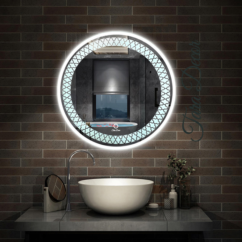  آینه سرویس بهداشتی تارا دکور مدل لمسی tc121