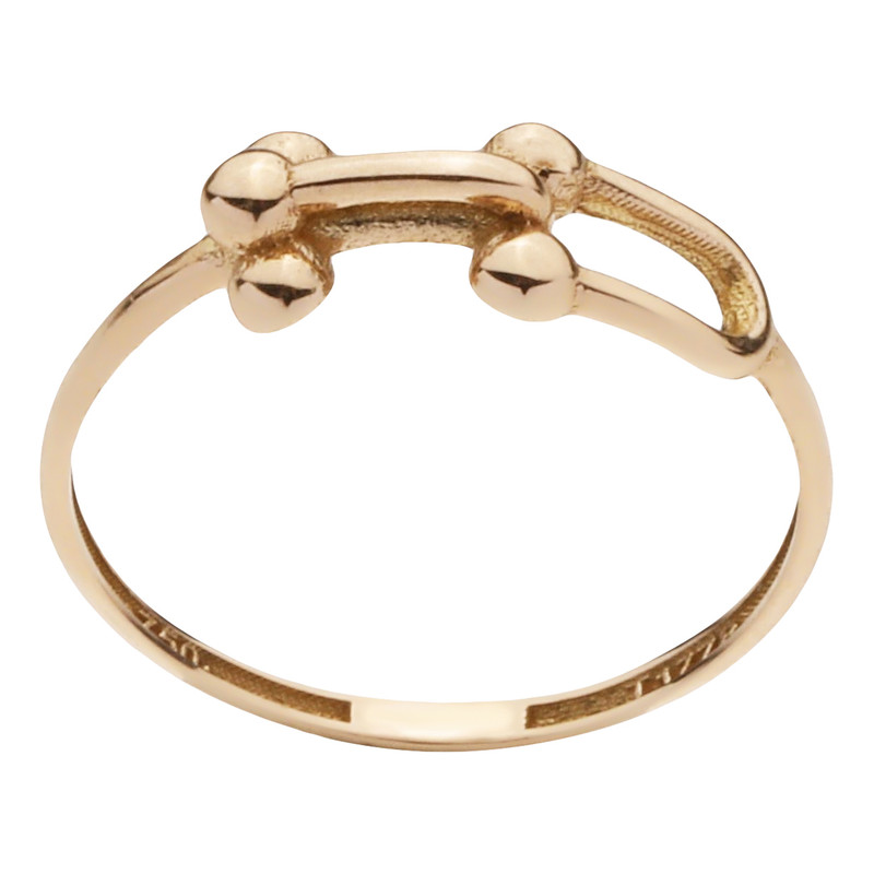 انگشتر طلا 18 عیار زنانه با طرح تیفانی مایا ماهک مدل MR1325 سایز 54