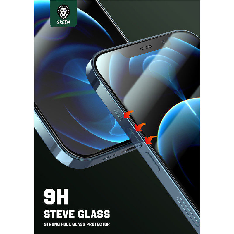 محافظ صفحه نمایش گرین لاین مدل Steve مناسب برای گوشی موبایل اپل iPhone 13 / 13 Pro