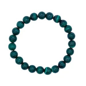 دستبند سنگی زنانه مانا جم مدل مالاکیت