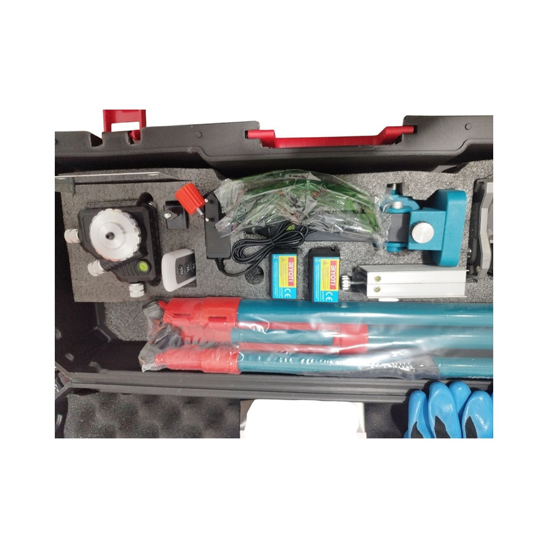تراز لیزری دیجیتالی بیوتی مدل BYT- 4D17S - 360 به همراه پایه