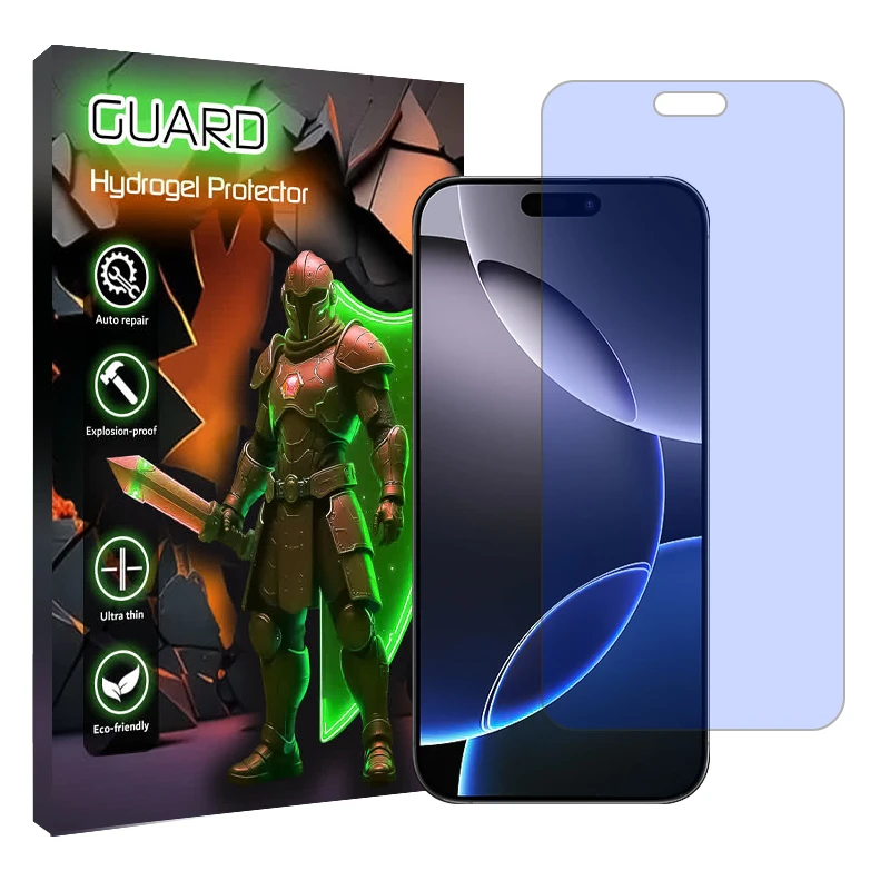 محافظ صفحه نمایش آنتی بلو گارد مدل Tough مناسب برای گوشی موبایل اپل iPhone 16 Pro