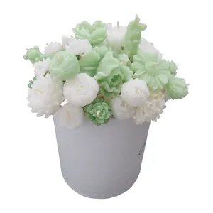 شمع مدل گل جاودان کد 1002a