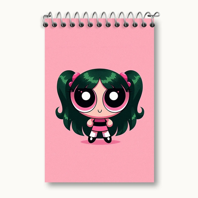 دفتر یادداشت 50 برگ خندالو مدل دختران نیرومند کد F2749