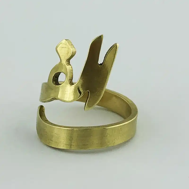 انگشتر گالری عزیزی طرح الف مدل GZ99203