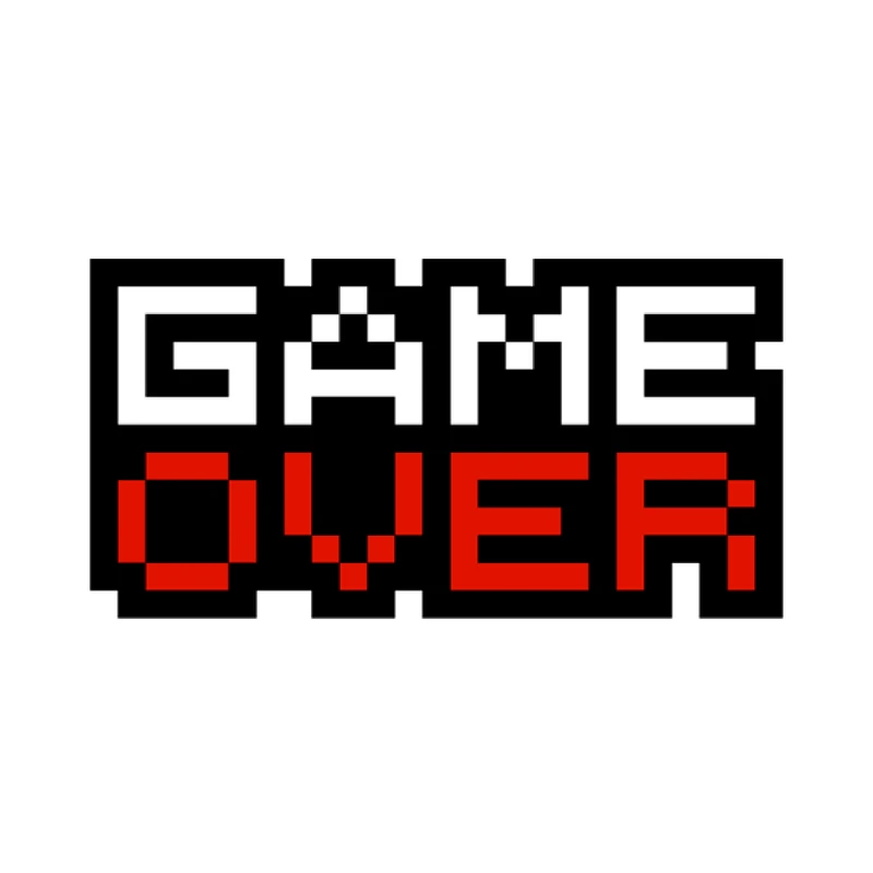 استیکر لپ تاپ طرح Game Over کد ST-93