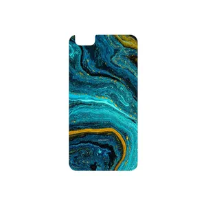 MAHOOT Turquoise marblewith golden streaks Cover Sticker for Honor 4X