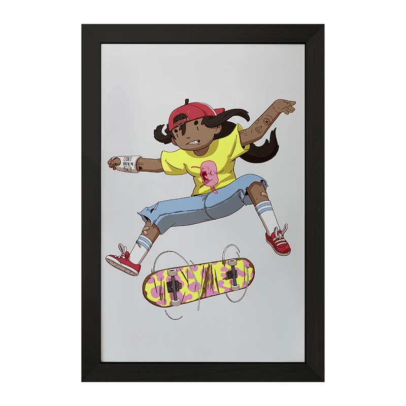 تابلو خندالو مدل دخترانه کد F943